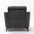 Velvet Fabric Sofa Loveseat Chair Living Room Set