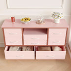 Dresser TV Stand with Power Outlet & Led for 55 TV - 55 inches