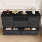 Dresser TV Stand with Power Outlet & Led for 55 TV - 55 inches