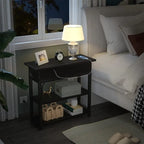 End Table with Charging Station - 11D x 23.6W x 24.5H