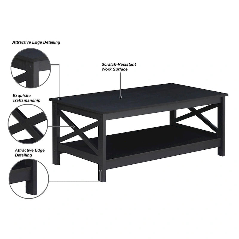 Saint Birch Lambert Modern Farmhouse Coffee Table
