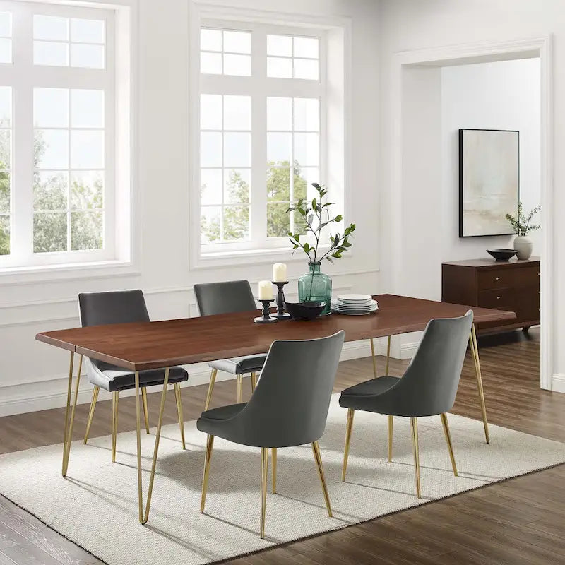 Ardor 96 Live Edge Acacia Wood Dining Table