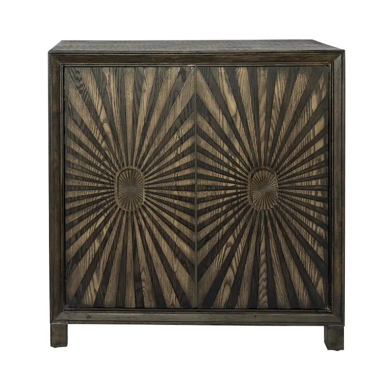 Chaucer Aged Whiskey 2 Door Wine Accent Cabinet