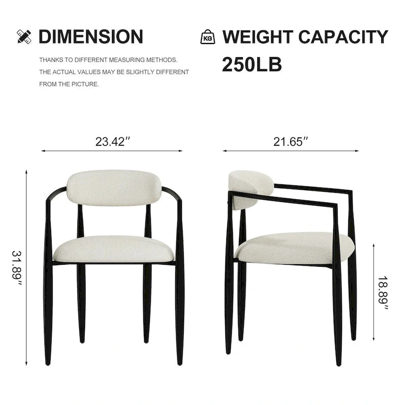 9 - Piece 94.48 Modern Minimalist Extendable Sintered Stone Top Dining Set with 8 Fabric Chair