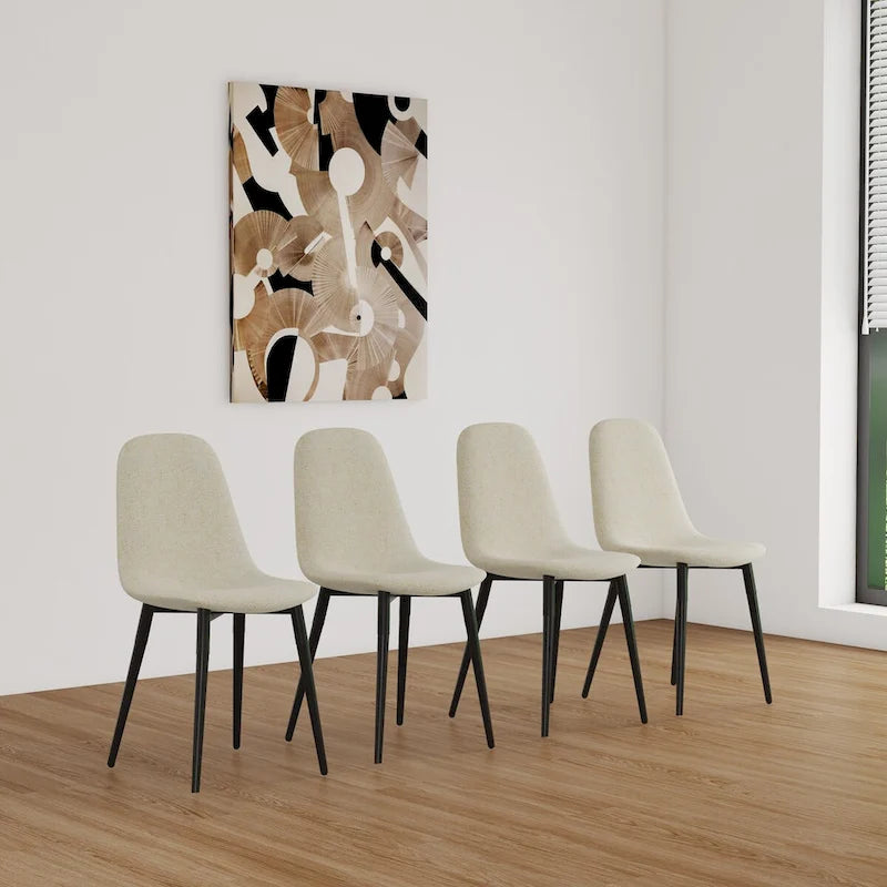 Mid Century Wooden Kitchen Table Set for Restaurant 5 Piece Sets