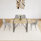 Mid Century Wooden Kitchen Table Set for Restaurant 5 Piece Sets