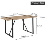 Mid Century Wooden Kitchen Table Set for Restaurant 5 Piece Sets
