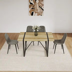 Mid Century Wooden Kitchen Table Set for Restaurant 5 Piece Sets