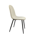 Modern Dining Room Chairs with Metal Legs(Set of 4) - N/A