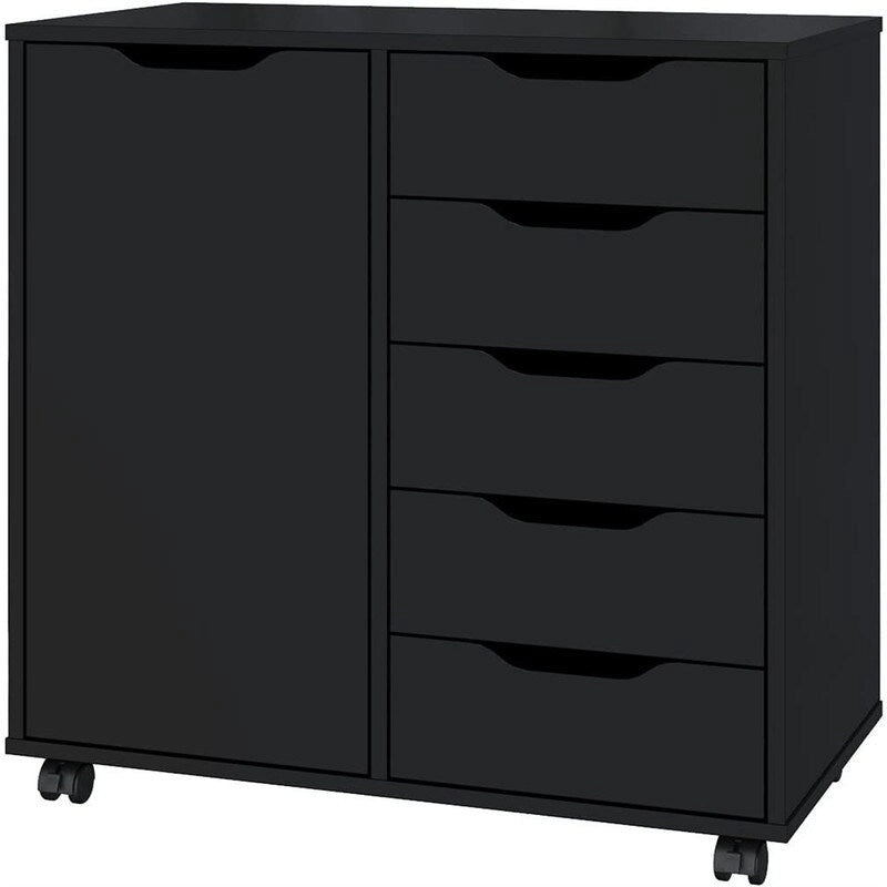 5-Drawer Chest with 1 Door - 14.2D x 28.7W x 29.53H