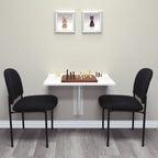30-inch White Wall Mounted Desk
