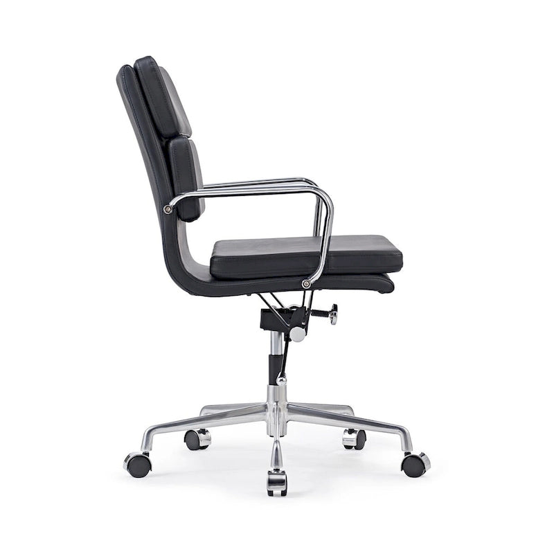 CAROCC Office Chair PU Leather Adjustable ErgoChair with Thickened Cushion - N/A
