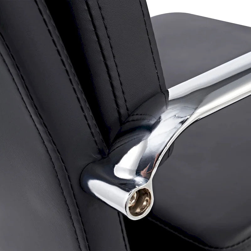 CAROCC Office Chair PU Leather Adjustable ErgoChair with Thickened Cushion - N/A