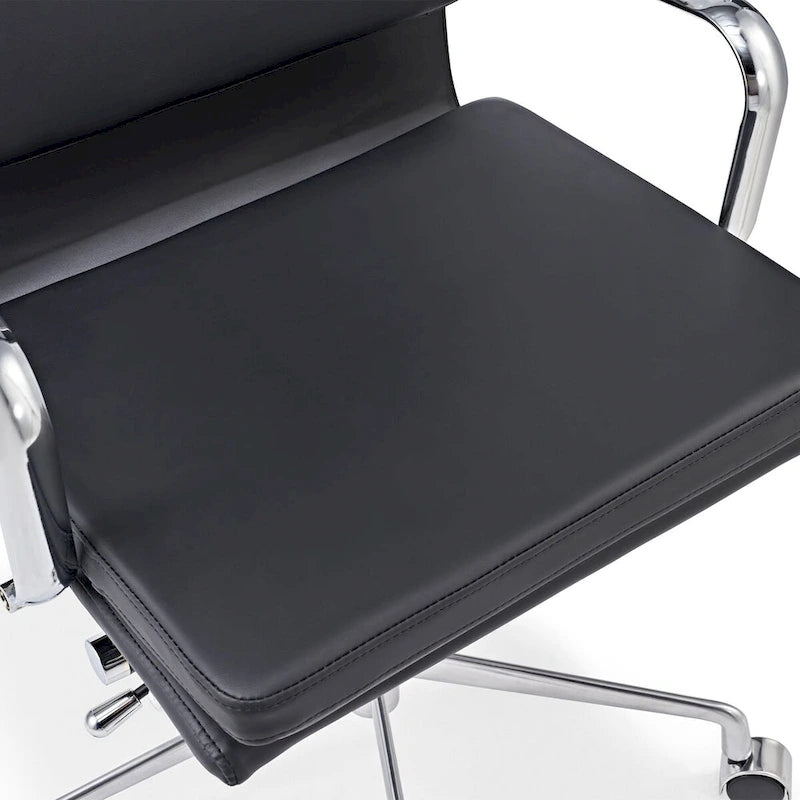 CAROCC Office Chair PU Leather Adjustable ErgoChair with Thickened Cushion - N/A
