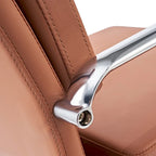 CAROCC Office Chair PU Leather Adjustable ErgoChair with Thickened Cushion - N/A