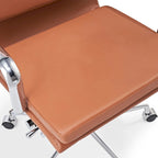 CAROCC Office Chair PU Leather Adjustable ErgoChair with Thickened Cushion - N/A