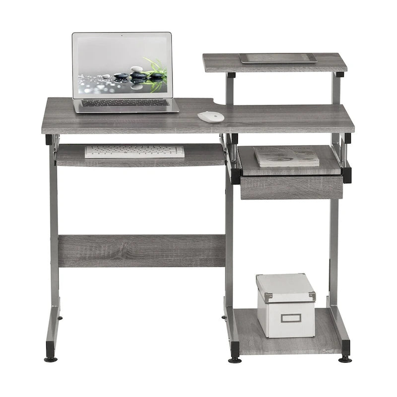 Ergonomically-designed Computer Workstation Desk