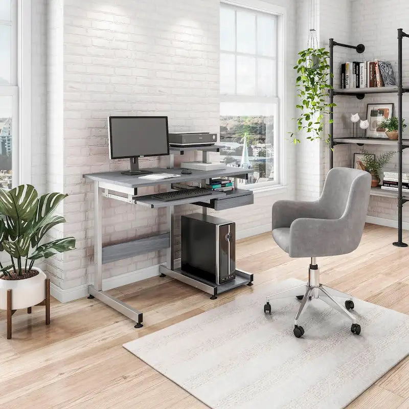 Ergonomically-designed Computer Workstation Desk