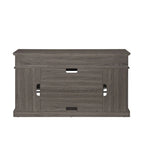 58 Wood TV Stand with Storage Space and Cable Management Cutouts