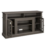 58 Wood TV Stand with Storage Space and Cable Management Cutouts