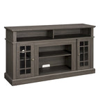 58 Wood TV Stand with Storage Space and Cable Management Cutouts