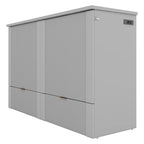 Nestfair Full Size Murphy Bed Wall Bed with drawer and a set of Sockets & USB Ports