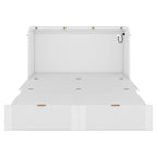 Nestfair Full Size Murphy Bed Wall Bed with drawer and a set of Sockets & USB Ports