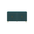 Accent Four Door Wood with Adjustable Shelves Storage Cabinet
