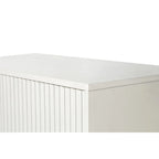 Accent Four Door Wood with Adjustable Shelves Storage Cabinet