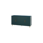 Accent Four Door Wood with Adjustable Shelves Storage Cabinet