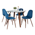 Carson Carrington Sala Stone 5-Piece Square Dining Set
