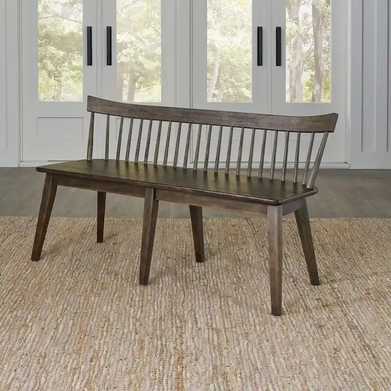 Midland Falls Rustic Brown 6 Piece Rectangular Table Set