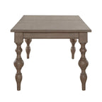 Americana Farmhouse Dusty Taupe Rectangular Leg Table