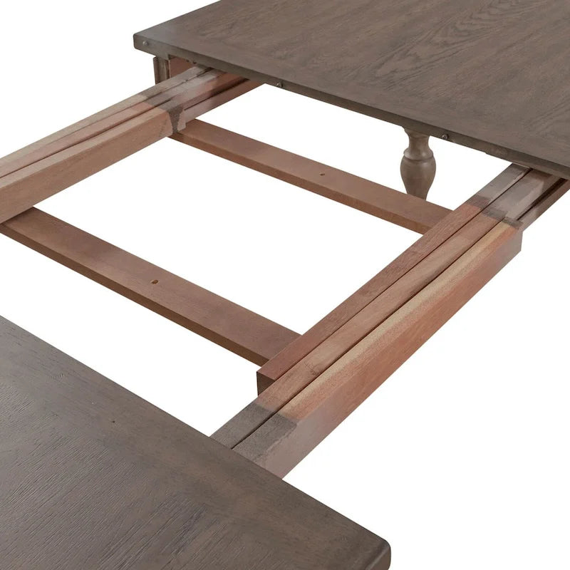 Americana Farmhouse Dusty Taupe Rectangular Leg Table