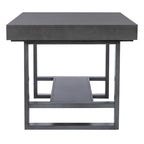 Wilson Grey Wooden Counter Height Dining Table with Storage