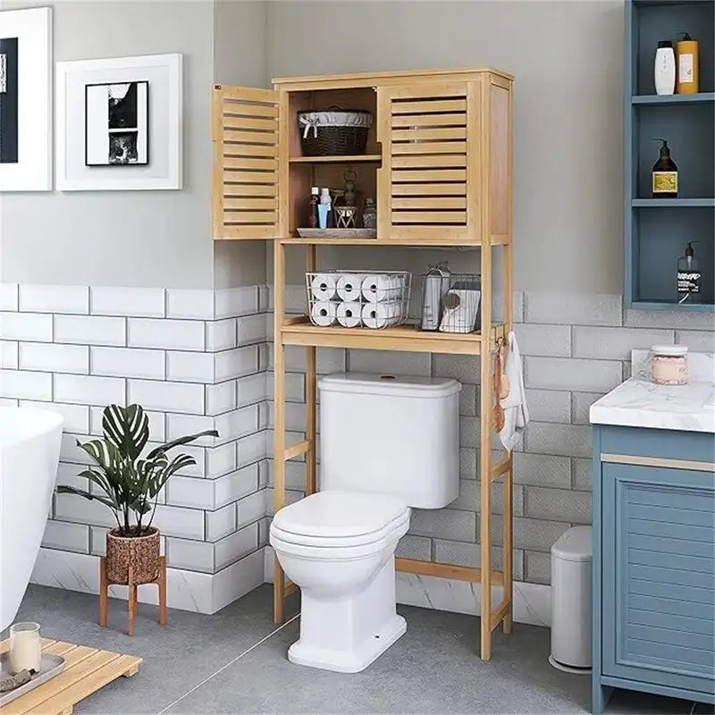 BathroomStorage Cabinet - 10.63D x 25.4W x 68.9H