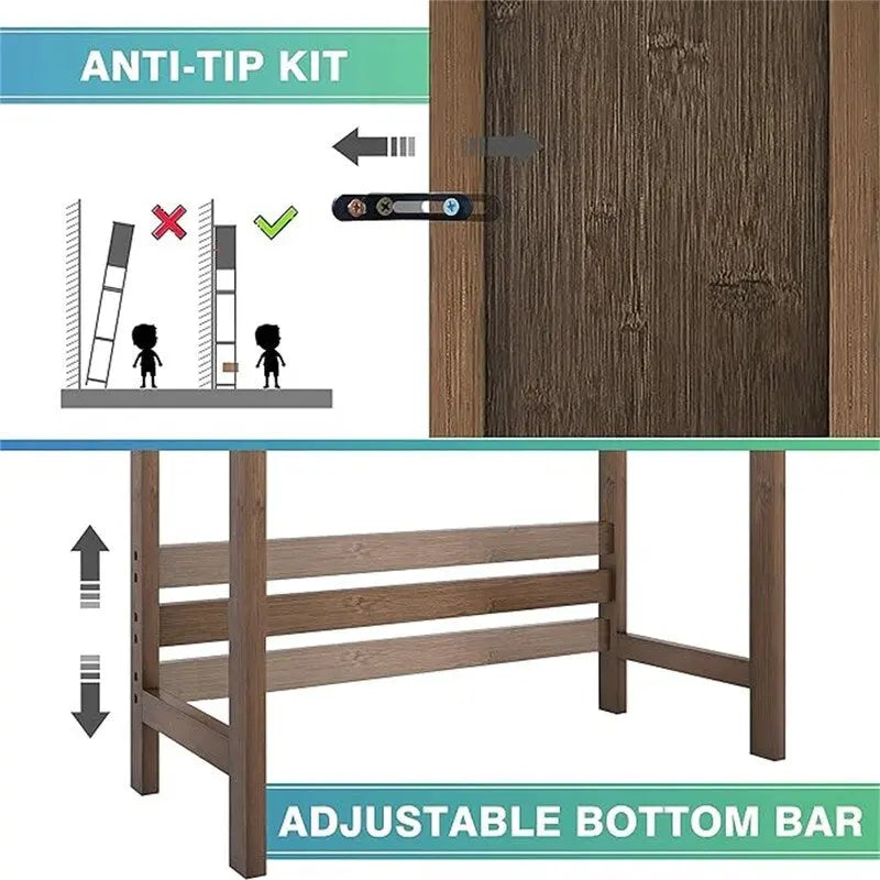 BathroomStorage Cabinet - 10.63D x 25.4W x 68.9H