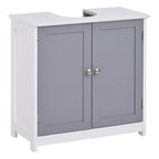 Pedestal Sink Storage Cabinet, Vanity Cabinet,Under Sink Bathroom Cabinet with U-shape and Adjustable Internal Shelf