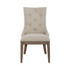 Americana Farmhouse Dusty Taupe Trestle Table Set with Dining Chairs Various Options