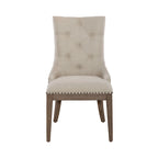 Americana Farmhouse Dusty Taupe Pedestal Table Set with Dining Chairs Options