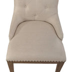 Americana Farmhouse Dusty Taupe Pedestal Table Set with Dining Chairs Options