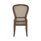 Americana Farmhouse Dusty Taupe Pedestal Table Set with Dining Chairs Options