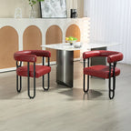 Contemporary Designed Upholstered Accent Chair set of 2