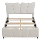 Full Size Upholstered Platform Bed Velvet Upholstered Bed