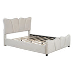 Full Size Upholstered Platform Bed Velvet Upholstered Bed