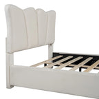 Full Size Upholstered Platform Bed Velvet Upholstered Bed